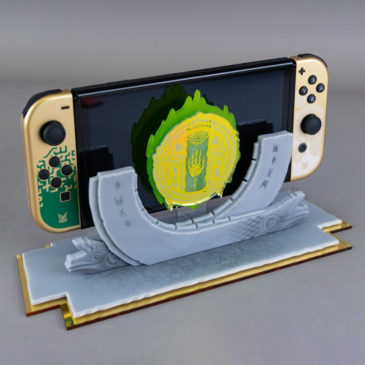 Display stand for Zelda Tears of the Kingdom TOTK Switch OLED console | Rose Colored Gaming - 3