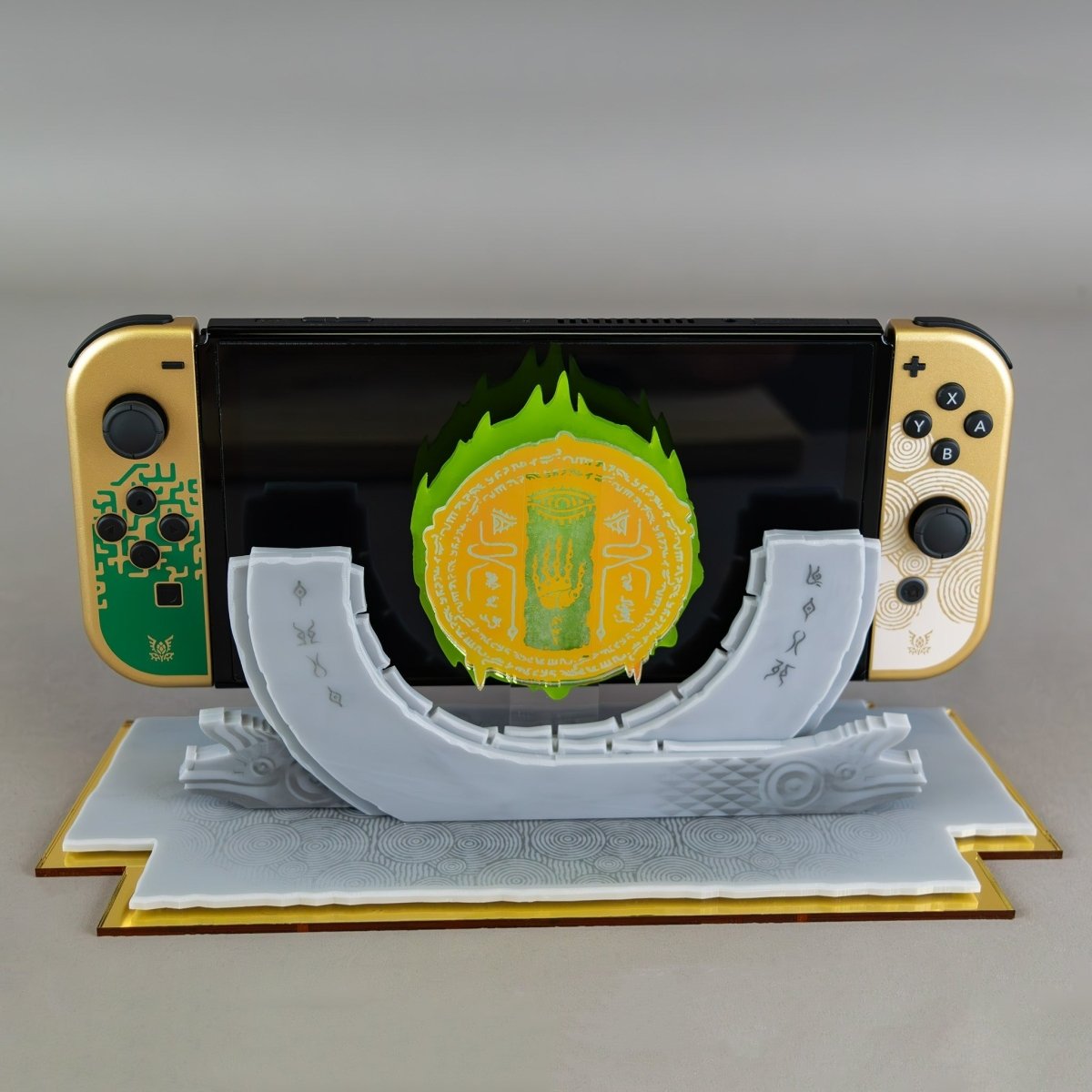 Display stand for Zelda TOTK Switch OLED console Rose Colored Gaming