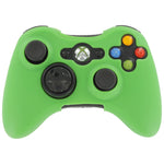 ZedLabz soft silicone rubber skin grip cover case for Microsoft Xbox 360 controller - green