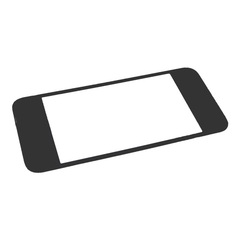 Top screen lens for New 2DS XL Nintendo replacement plastic cover - black | ZedLabz