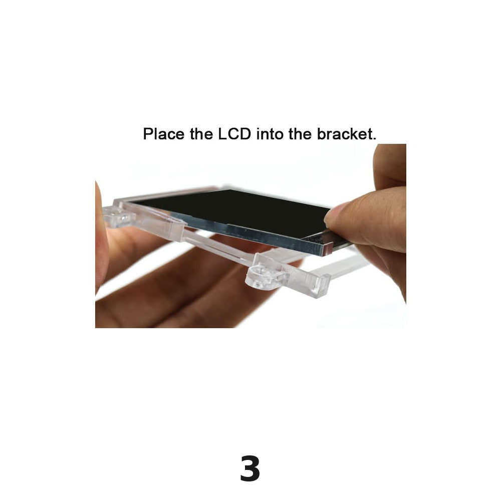Grayscale 2.5" backlit LCD kit for Game Boy DMG with OSD menu - Only LCD kit | Hispeedido
