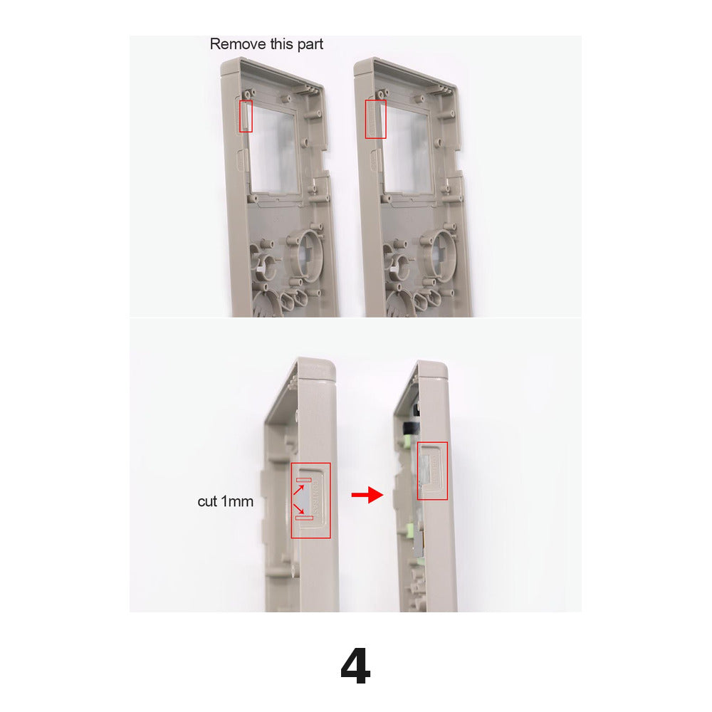 Grayscale 2.5" backlit LCD kit for Game Boy DMG with OSD menu - Only LCD kit | Hispeedido