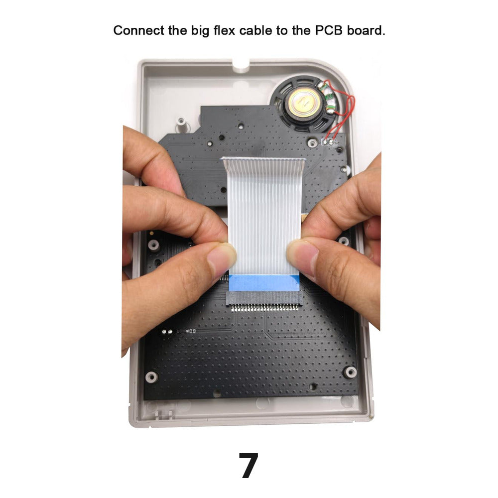 Grayscale 2.5" backlit LCD kit for Game Boy DMG with OSD menu - Only LCD kit | Hispeedido