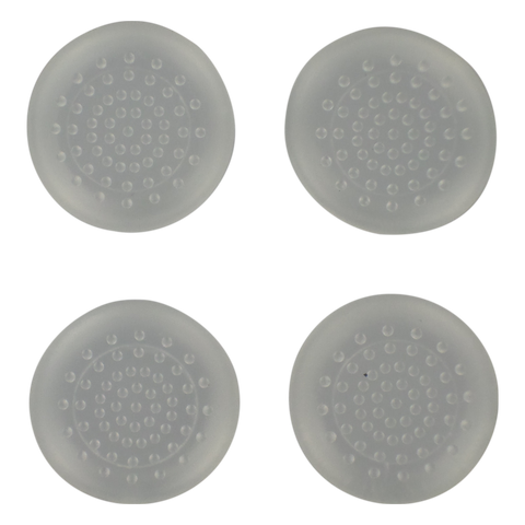 Assecure TPU protective analogue dotted thumb grip stick caps for Microsoft Xbox One- 4 pack Clear