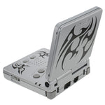 Replacement Housing Shell Kit For Nintendo Game Boy Advance SP - Tribal Silver | ZedLabz