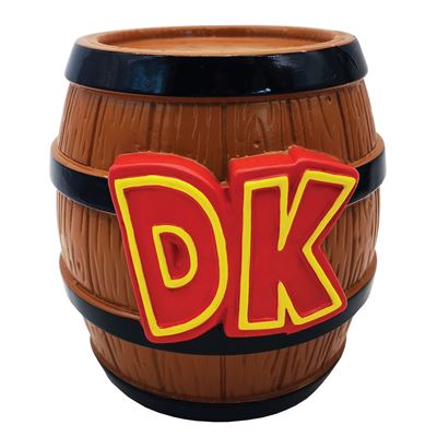 Donkey Kong DK barrel shaped money box coin bank | Pyramid