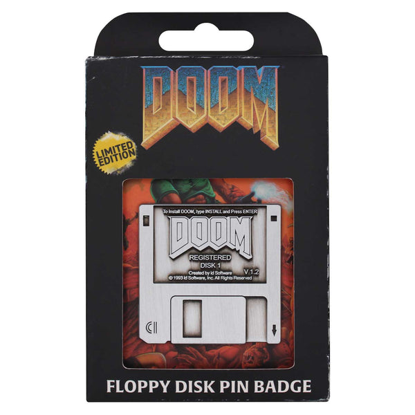 DOOM Floppy Disk Limited Edition Pin Badge | Fanattik - 2
