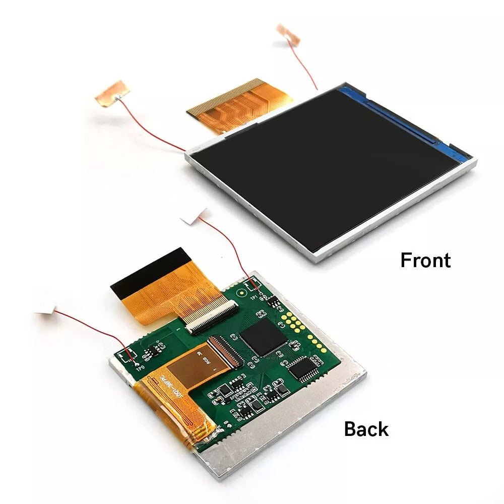 Drop in 2.45" IPS backlight LCD screen mod kit for Nintendo Game Boy Color GBC with 8 modes - Easy install, no solder, no cut | Hispeedido - 3