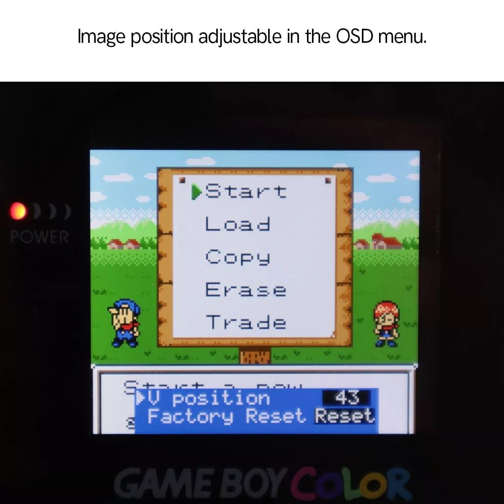 Drop in 2.45" IPS backlight LCD screen mod kit for Nintendo Game Boy Color GBC with 8 modes - Easy install, no solder, no cut | Hispeedido - 6