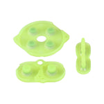Silicone pads for Game Boy Color clear yellow