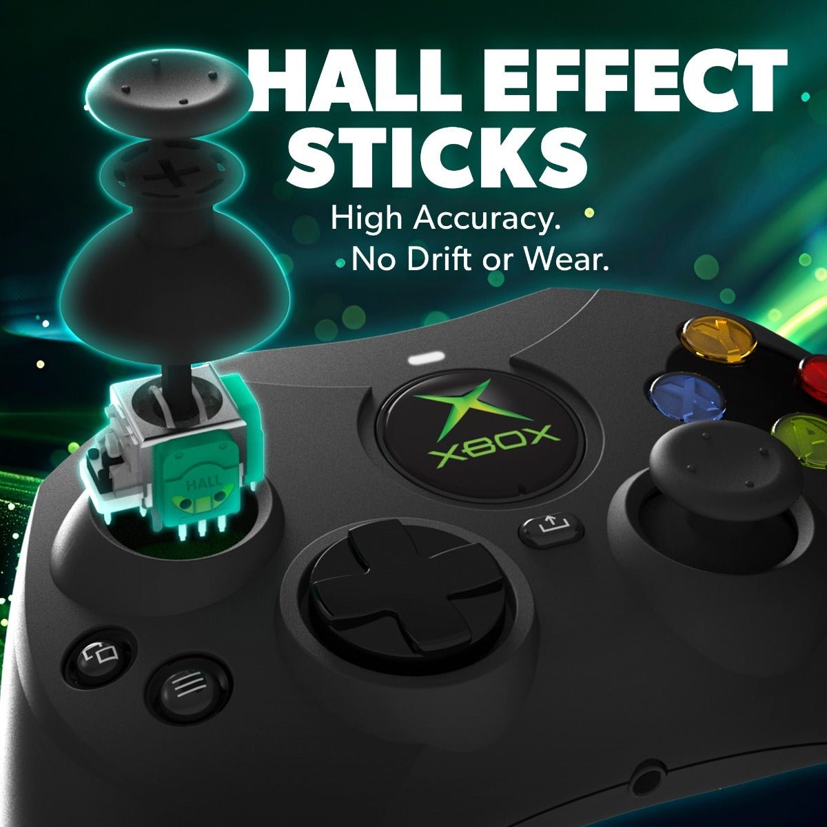 DuchesS wired controller for Xbox Series X/ Xbox Series S/ Xbox One/ Windows 10|11 PC officially licensed - Black [PRE - ORDER] | Hyperkin - 3