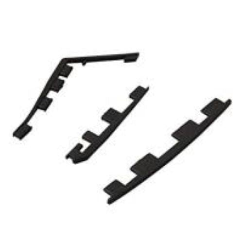 Dust port plugs for PS4 Slim silicone rubber cover - black | ZedLabz