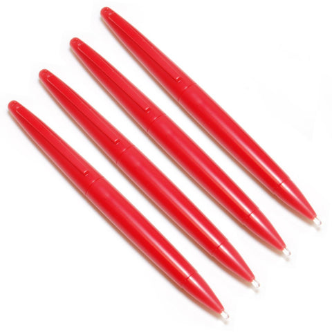 Large Stylus Pens For Nintendo DS/2DS/3DS Consoles - 4 Pack Red | ZedLabz