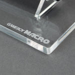 Display stand for Nintendo Game Boy Macro handheld console - Crystal Clear | Rose Colored Gaming