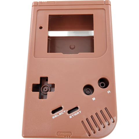 Front & Back Housing Shell For Nintendo Game Boy DMG-01 Original Console - Chocolate (Brown)  | Retro Modding