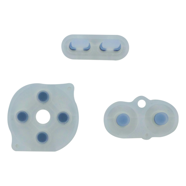 Conductive Silicone Button Contacts Kit For Nintendo Game Boy Color - Clear | ZedLabz