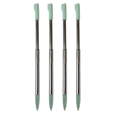 Replacement Extendable Metal Stylus Pens For Nintendo DSi - 4 Pack Green | ZedLabz