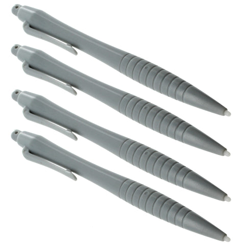 Large Ergonomic Touch Screen Stylus Pen - 4 Pack Grey | ZedLabz