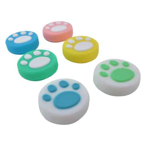 Thumb grips for Switch Lite & Joy-Con Animal Crossing edition paws silicone caps - 6 pack | ZedLabz