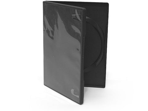 Premium PC DVD game / movie retail empty replacement case 14mm spine - 10 pack black | ZedLabz
