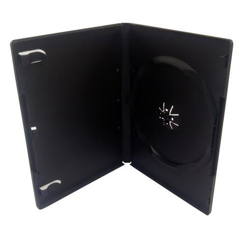 Economy PC DVD game / movie retail case 14mm spine replacement - 2 pack black | ZedLabz