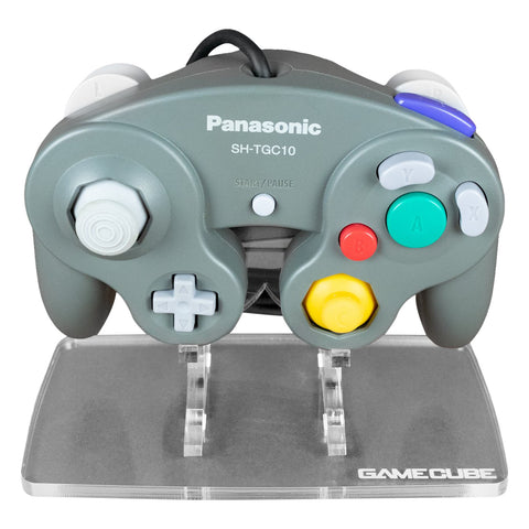 Display stand for Nintendo GameCube controller - Frosted Clear | Rose Colored Gaming
