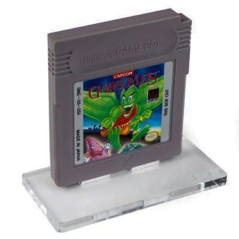 Cartridge display stand for Nintendo Game Boy DMG cart acrylic - Crystal Clear | Rose Colored Gaming