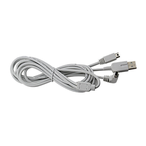 Angled charging Cable for Nintendo Wii U Gamepad 1M lead replacement | ZedLabz