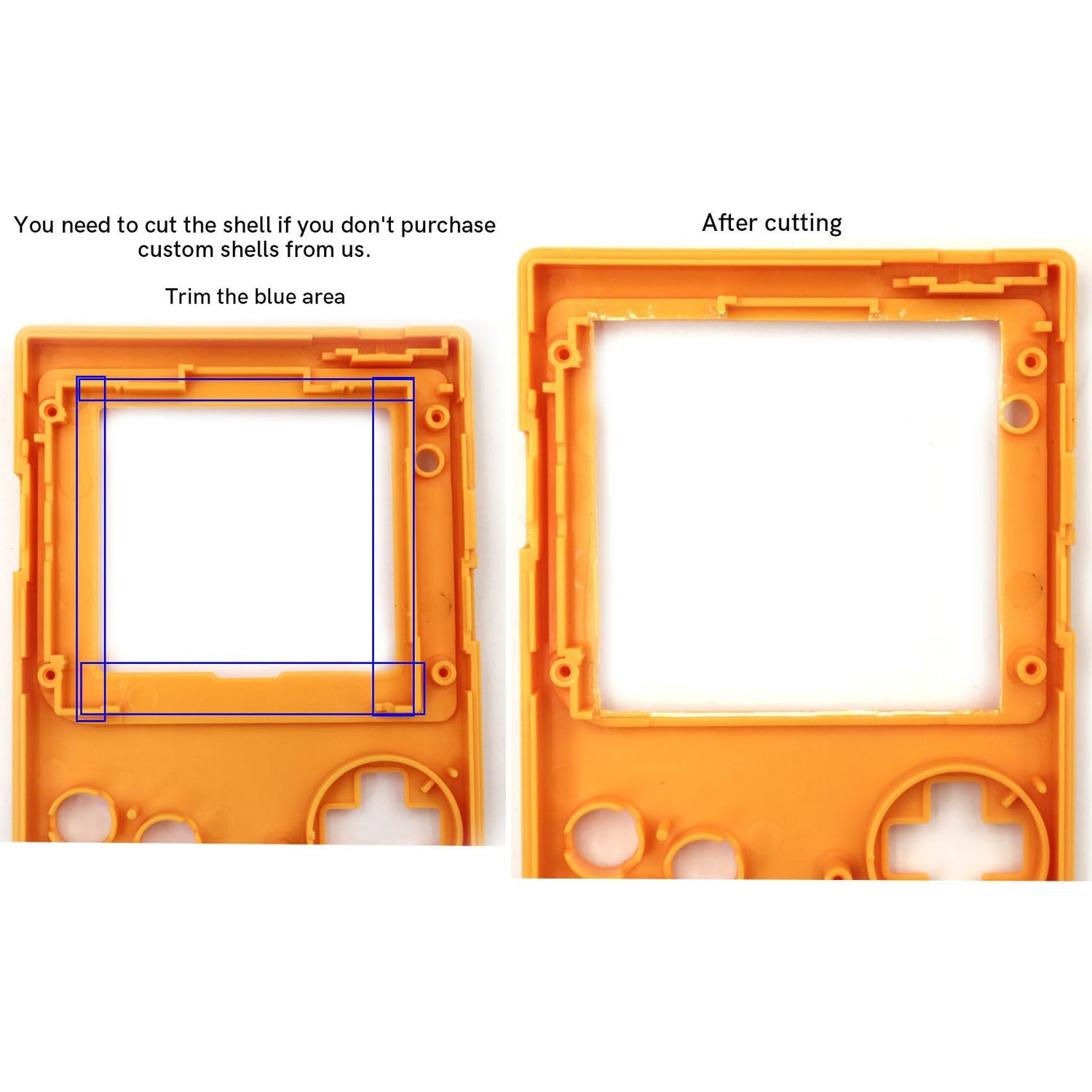 Laminated 2.8" IPS LCD screen kit for Nintendo Game Boy Pocket GBP MGB - Black | Hispeedido