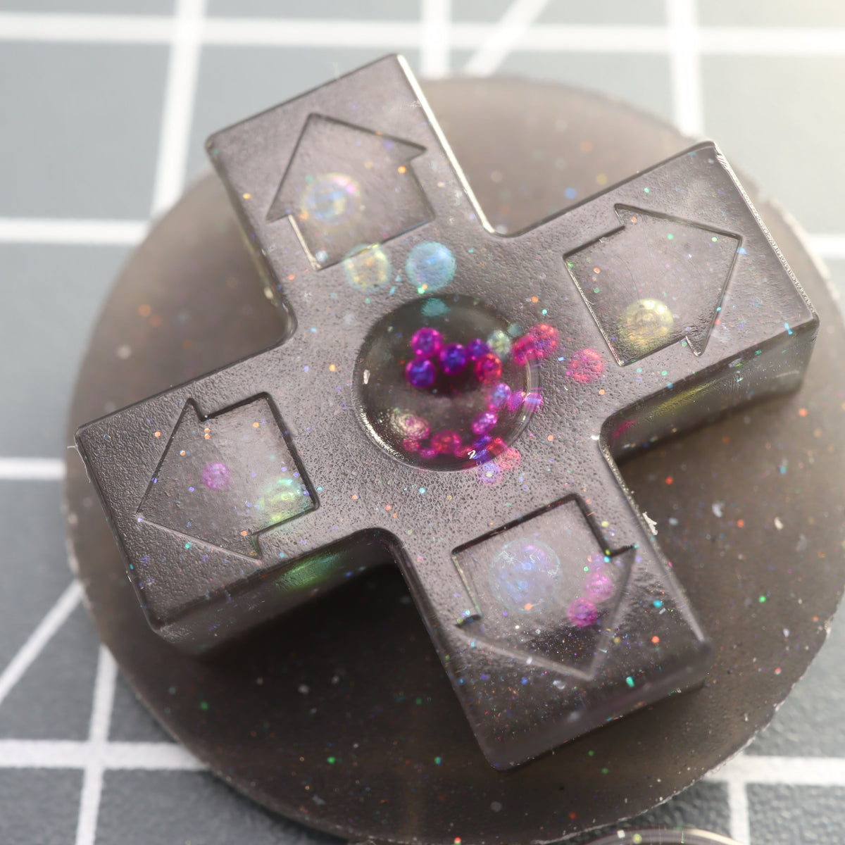 Hand cast custom resin buttons for Nintendo NES controller NES-004 (also fits Game Boy DMG-01) - Solar System | Lab Fifteen Co