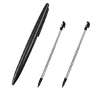 Large & Metal Extendable Stylus Pen Set For Nintendo Wii U GamePad - 3 Pack Black | ZedLabz