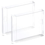 ZedLabz plastic display box for Nintendo Snes games - 2 pack clear