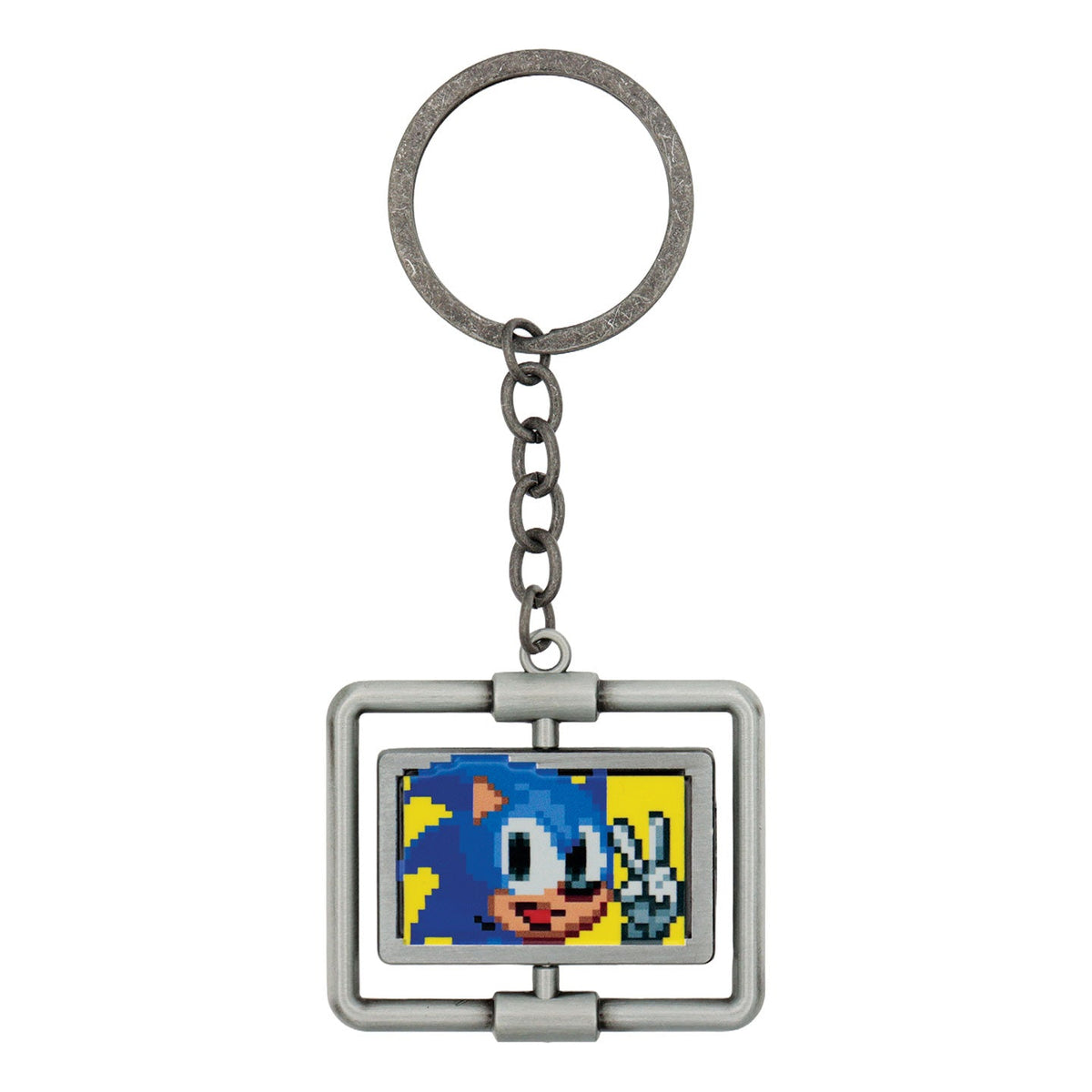 Sonic the Hedgehog Spinning Signpost Keyring | Fanattik