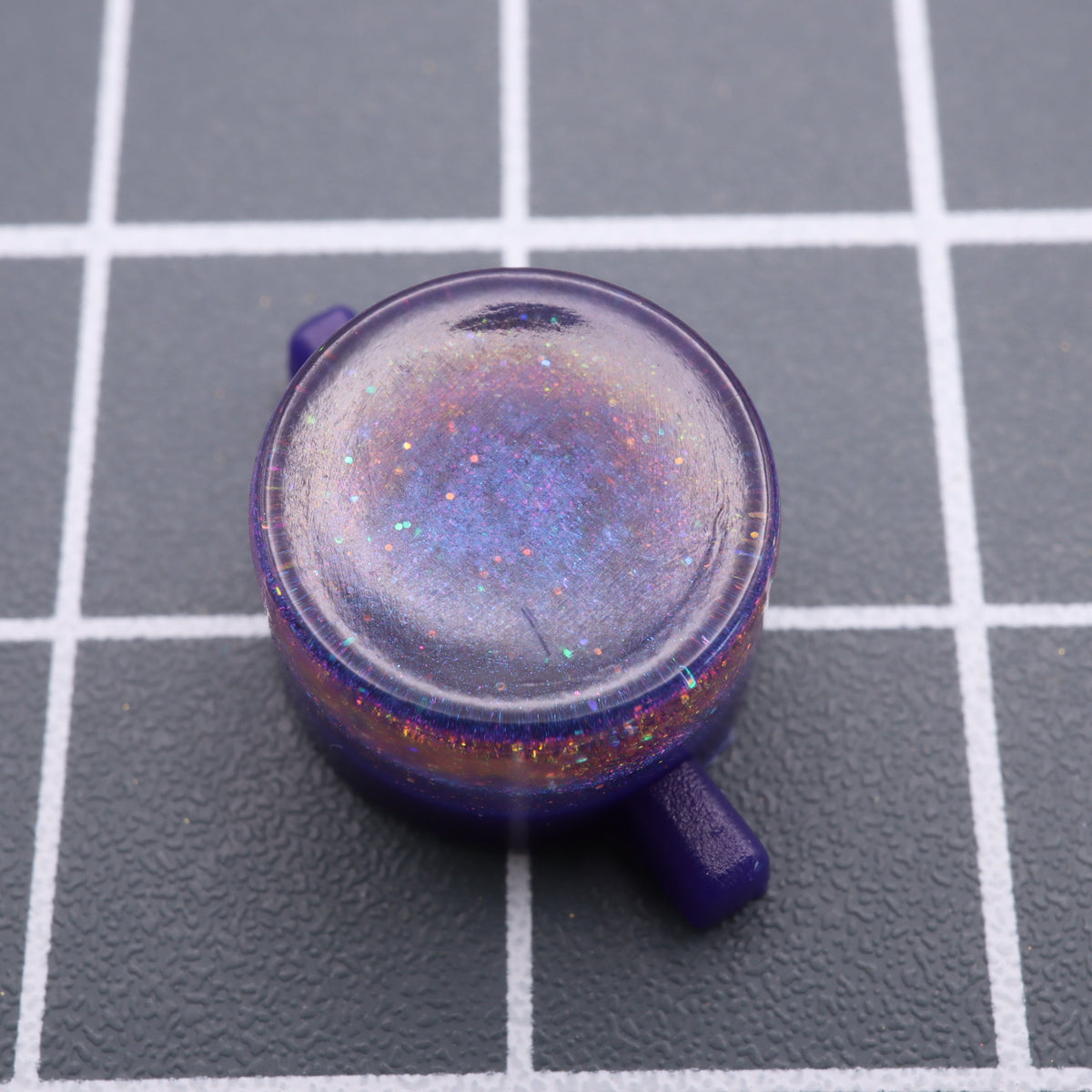 Hand cast custom resin buttons for Nintendo NES controller NES-004 (also fits Game Boy DMG-01) - Cosmic Purple | Lab Fifteen Co