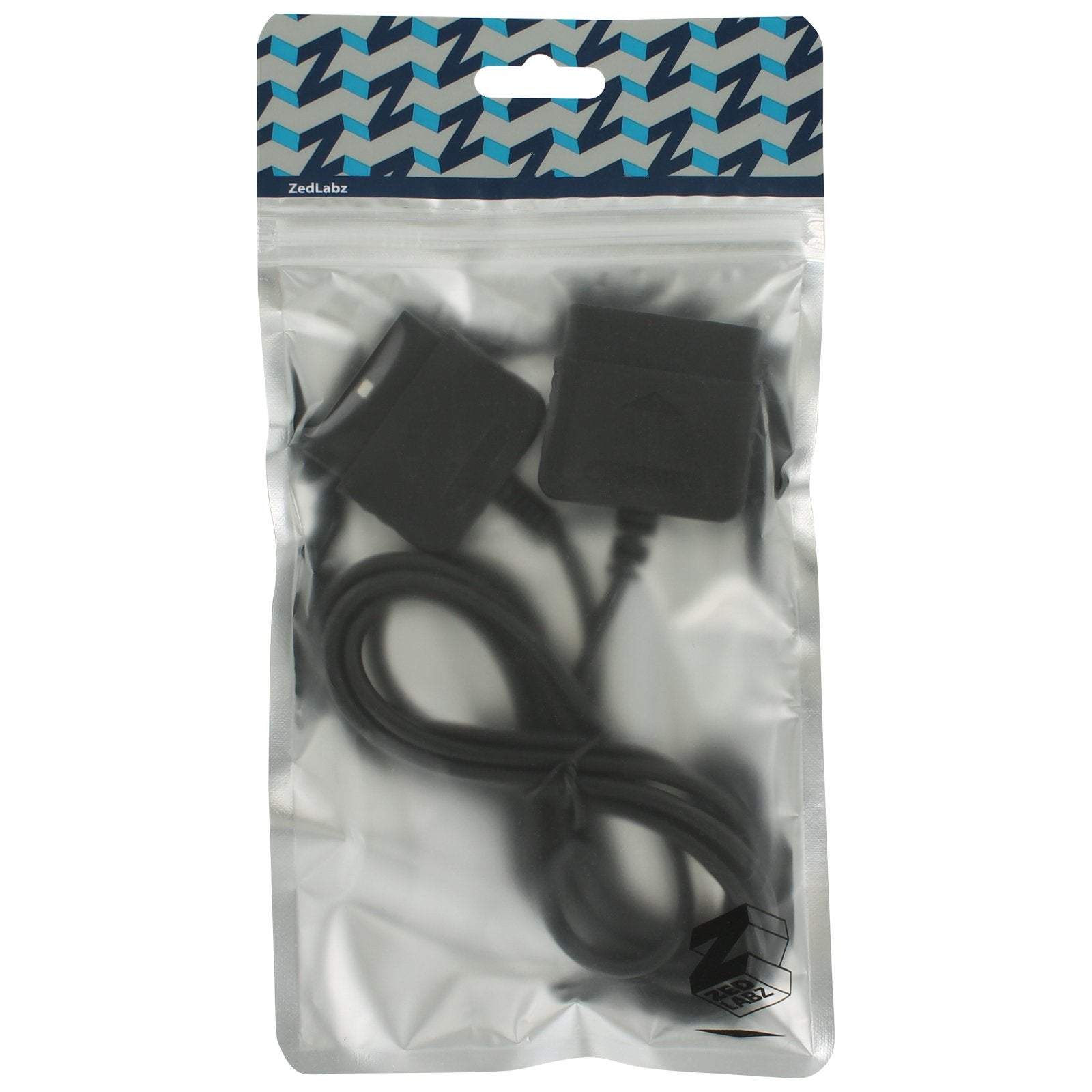 Extension cable for PS2 & PS1 1.8m - Black | ZedLabz