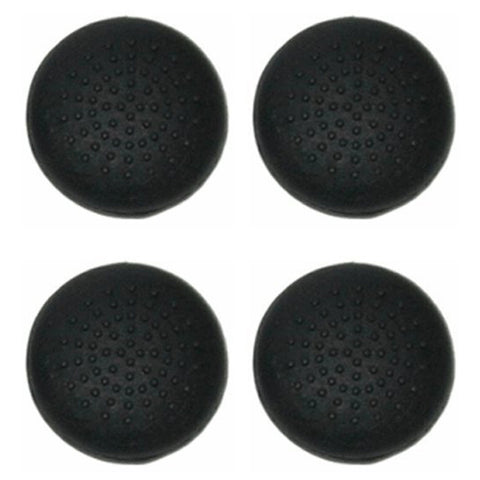 ZedLabz convex dotted silicone thumbstick grips for PS3 controller thumb stick caps - 4 pack black