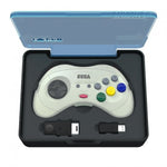 Wireless Controller for Sega Saturn, PC, & Mac  2.4G - White | Retro-Bit
