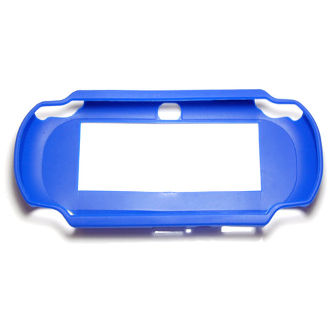 Zedlabz TPU semi rigid bumper protective case cover skin grip for Sony PS Vita 1000 - blue