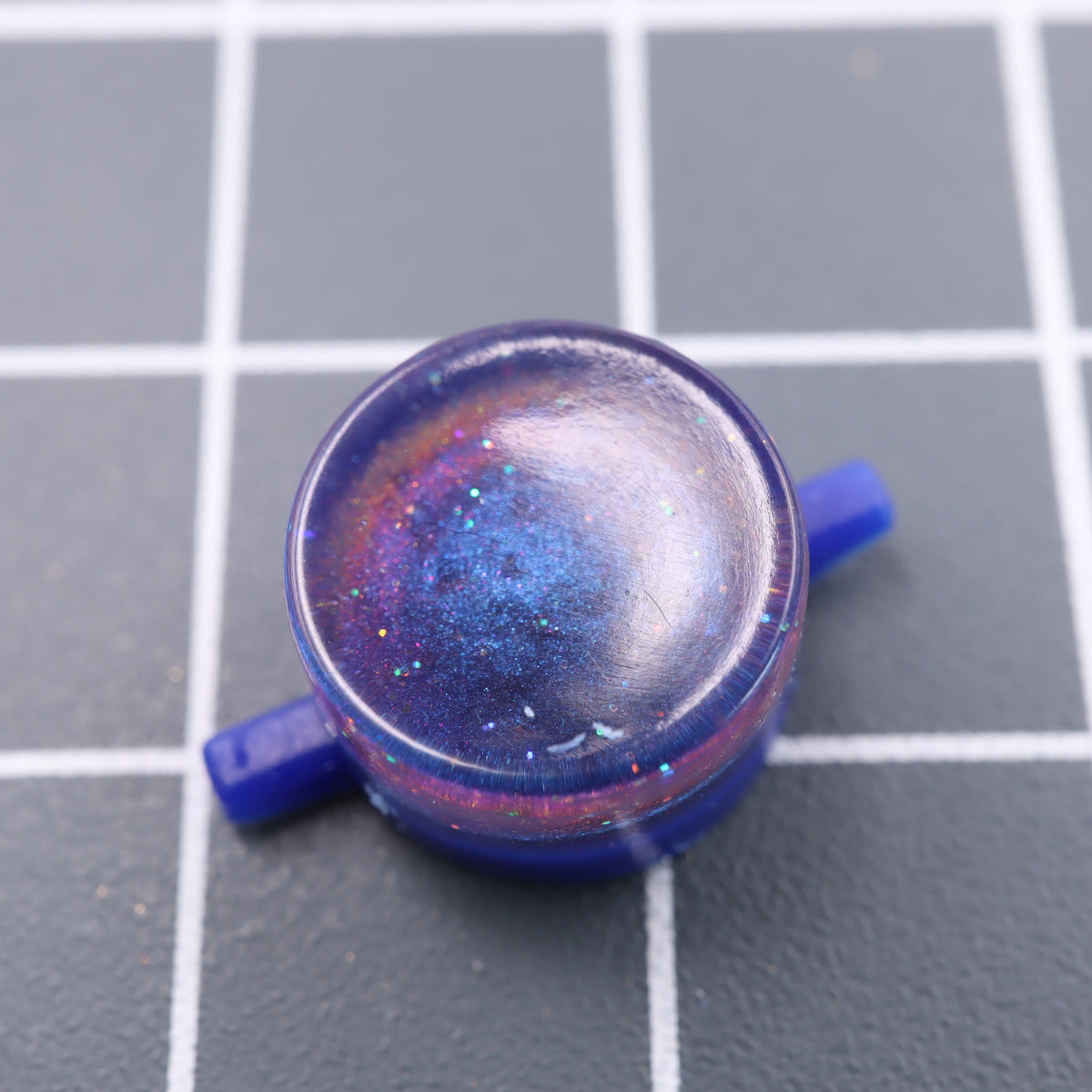 Hand cast custom resin buttons for Nintendo NES controller NES-004 (also fits Game Boy DMG-01) - Cosmic Blue | Lab Fifteen Co