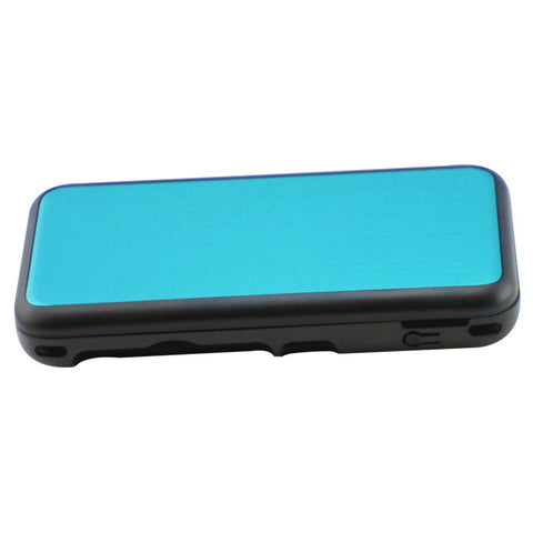 Hybrid case for Nintendo New 2DS XL console aluminium metal protective cover - blue | ZedLabz