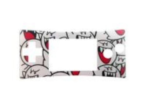 Faceplate screen lens for Nintendo Game Boy Micro console plastic cover replacement - Boo ghost style | ZedLabz