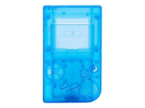 Front & Back Housing Shell For Nintendo Game Boy DMG-01 Original Console - Clear Light Blue | Retro Modding