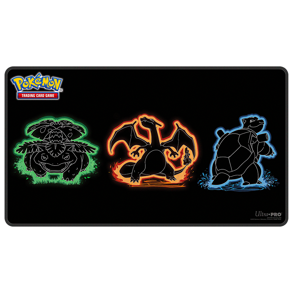 Pokémon TCG Neon Kanto foil playmat 24 x 13.5 inch (61 x 34cm) officially licensed | Ultra PRO