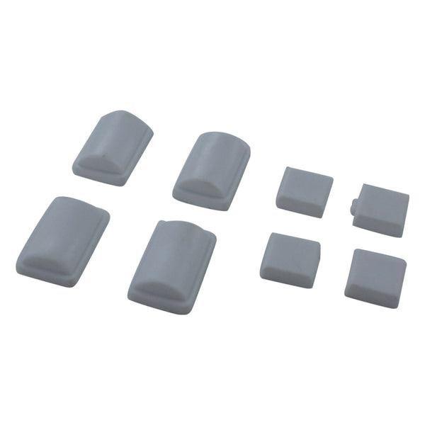 Feet for Nintendo Wii Console replacement rubber silicone grip with adhesive - White | ZedLabz