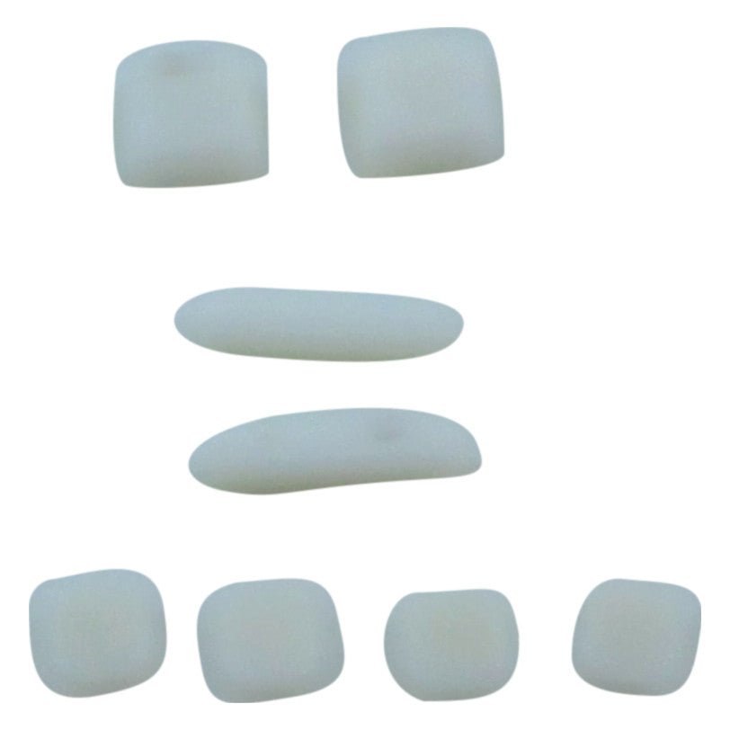 Feet & screw cover for Nintendo DS Lite console rubber set replacement | ZedLabz - 9