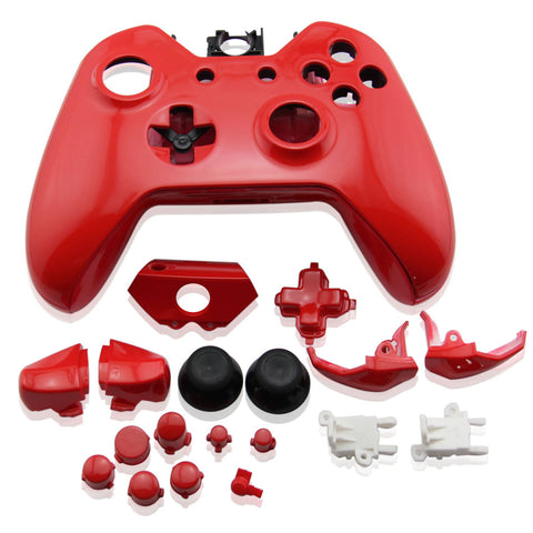 Housing shell for Xbox One controller Microsoft 1st gen 1537 full complete repair kit - Matte Red | ZedLabz