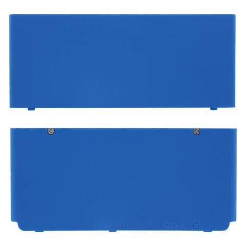ZedLabz compatible top & bottom cover plates for Nintendo new 3DS console - Blue