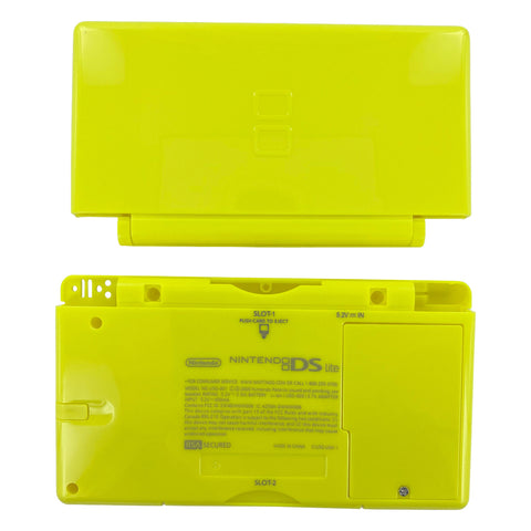 Full housing shell for Nintendo DS Lite console complete casing repair kit replacement - Yellow | ZedLabz