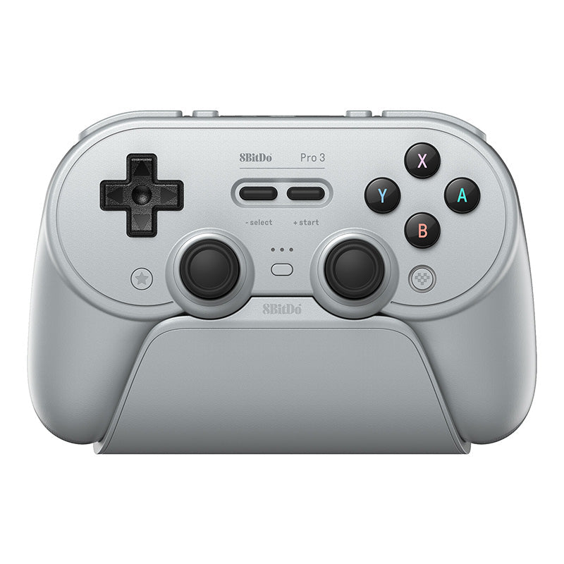 Pro 3 Bluetooth & 2.4G controller with TMR sticks for Switch, Switch 2, Windows & Android - Grey Edition | 8BitDo