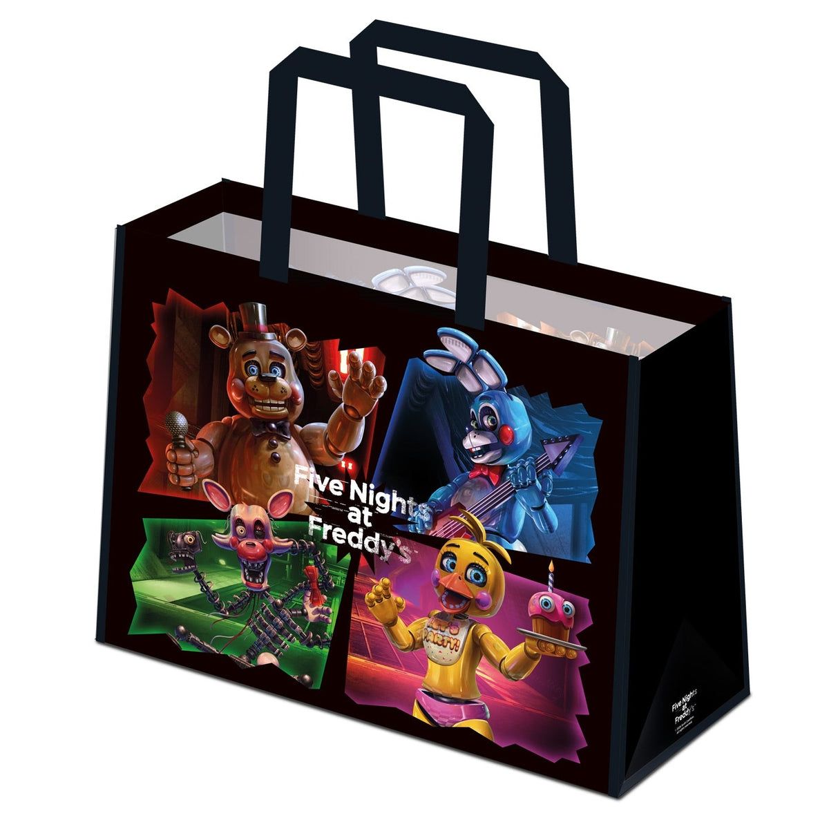 Five Nights at Freddy's broken maxi reusable tote bag | Pyramid - 1
